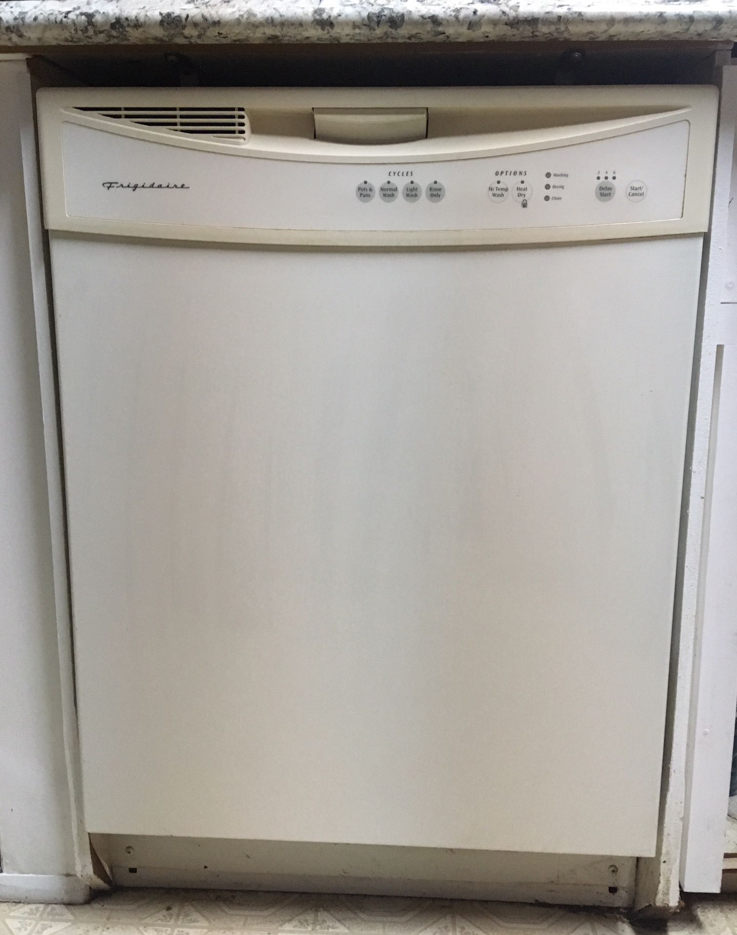 Dishwasher under the counter type off white