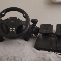 DOYO Racing Wheel With Pedals