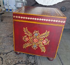 Large wooden box