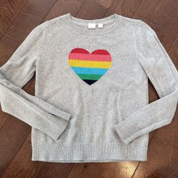 Little Girls Gap Heart Sweater - Size Large $7