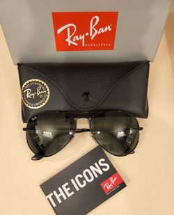 Ray Ban Classic Aviator Sunglasses Black 🕶️😎🕶️