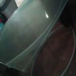 Glass Top TV Stand 