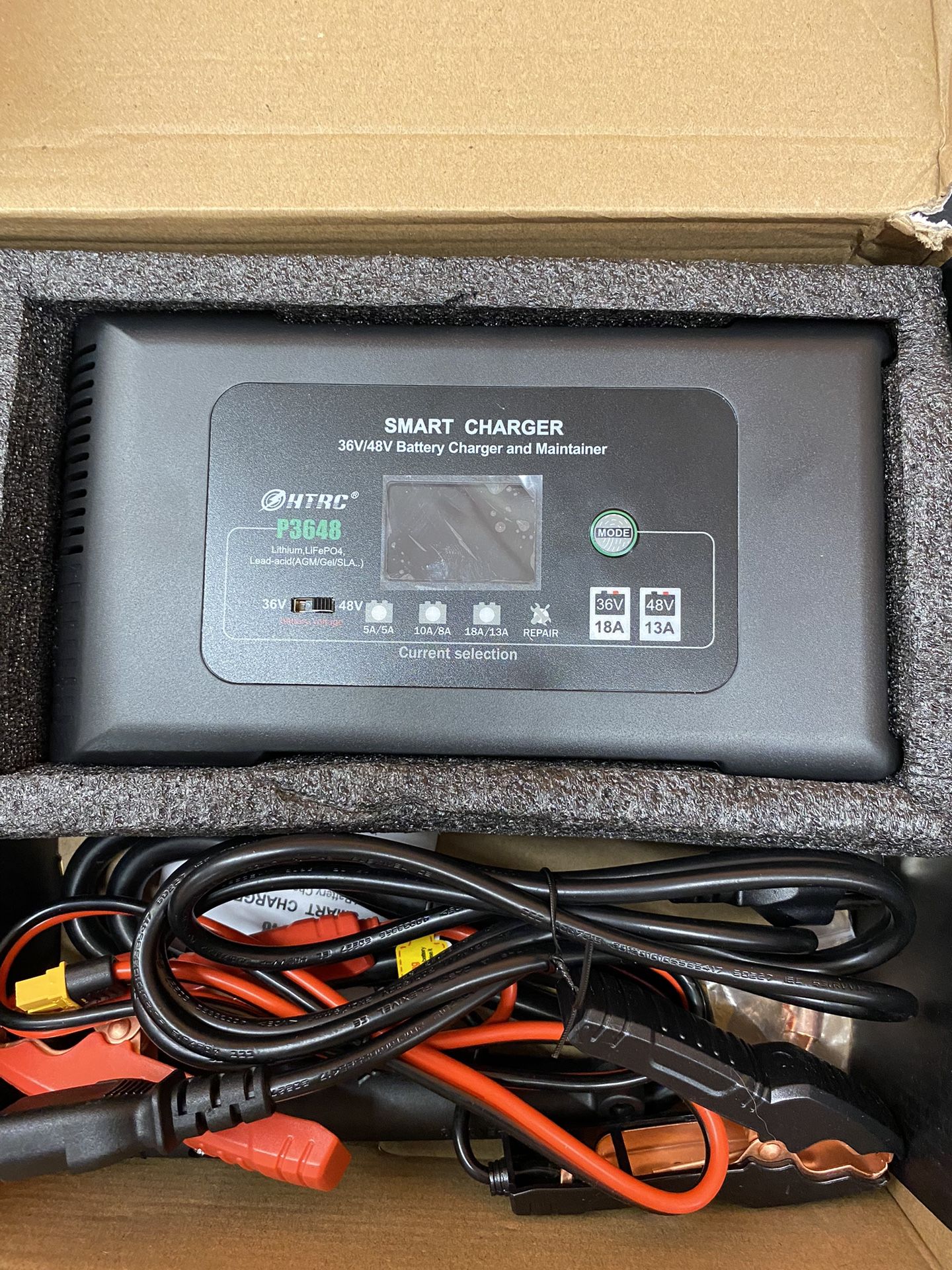 Chargeur Batterie 3A Intelligent 6V/12V - Pour Voiture, Moto, Marine - Lithium & Plomb - 2
