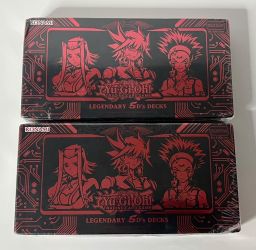 Lot of 2 Yu-Gi-Oh Legendary 5Ds 3 Deck Chibi Variant Box Set NEW Sealed