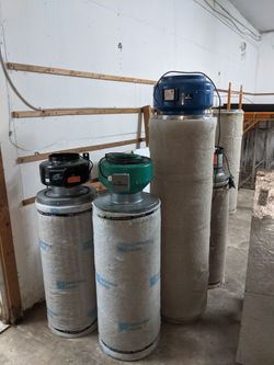 Carbon Filters. Inline Fans  