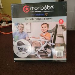Montebello Portable Foldable Booster With Padded Seat