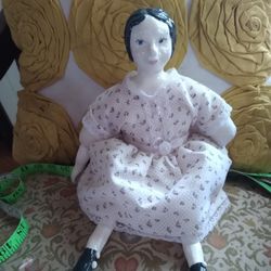 Antique Porcelain Ceramic Doll