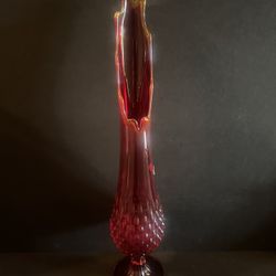 Fenton Hobnail Swung Vase 