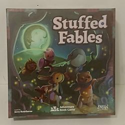 Stuffed Fables Adventure Book Game Complete With Dice, Figures & 4 Sealed Decks Z-Man