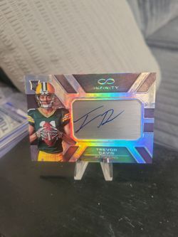 Trevor Davis infinity rookie auto number 082/288 football card