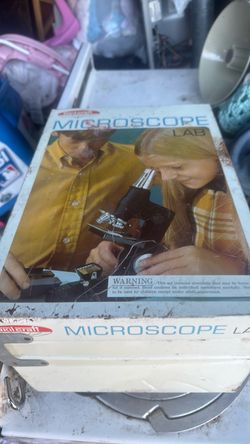 Vintage skill, craft microscope