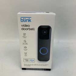 New Blink Video Doorbell 1080p HD Video Two-Way Audio Black B08SG2MS3V