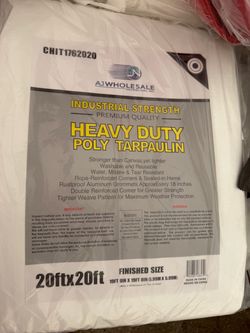 Lona heavy dury 20 x 20 ft.