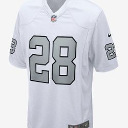 LAS VEGAS RAIDERS Josh Jacobs Nike White Alternate Game Jersey

