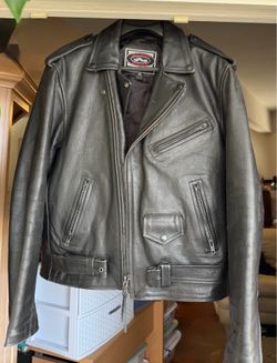 Genuine Leather Motorcycle Jacket