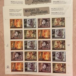 Women In Journalism USPS .37 Stamps