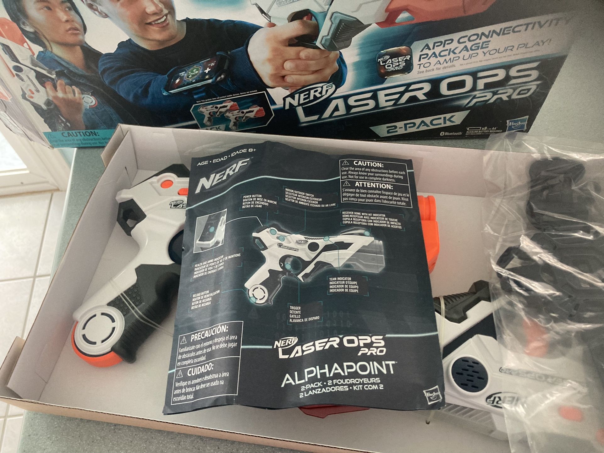 Brand New Nerf Lazer Ops Gun Set