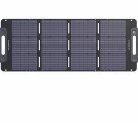 200W portable solar panel for power plant, foldable solar charger with 4 brackets