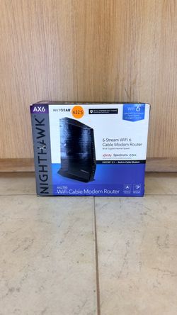 NETGEAR NIGHTHAWK AX2700 WIFI CABLE MODEM ROUTER
