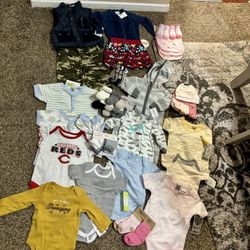 New Babys Clothing  0-3 , 3-6  All For 50$
