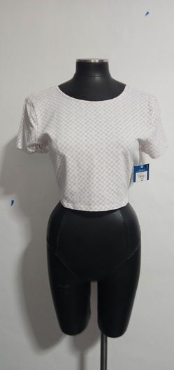 Women's Checkered Crop Top