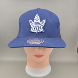 Mitchell & Ness Toronto Maple Leafs Blue Adjustable SnapbackHat