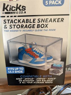 Stackable Shoe Boxes 5pack