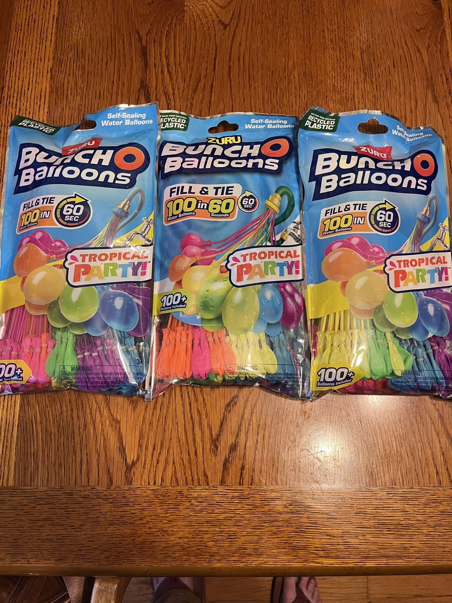 BunchO Balloons 3 Packs Of 100