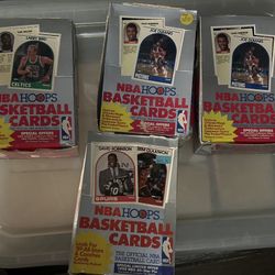 1989/90 NBA Hoops Boxes