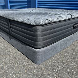 Simmons Beautyrest Black Firm Mattress And Box Springs Set ! California King Bed ! Cali King Cal King Mattress Free Delivery