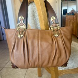 Michael Kors Brown Leather Handbag
