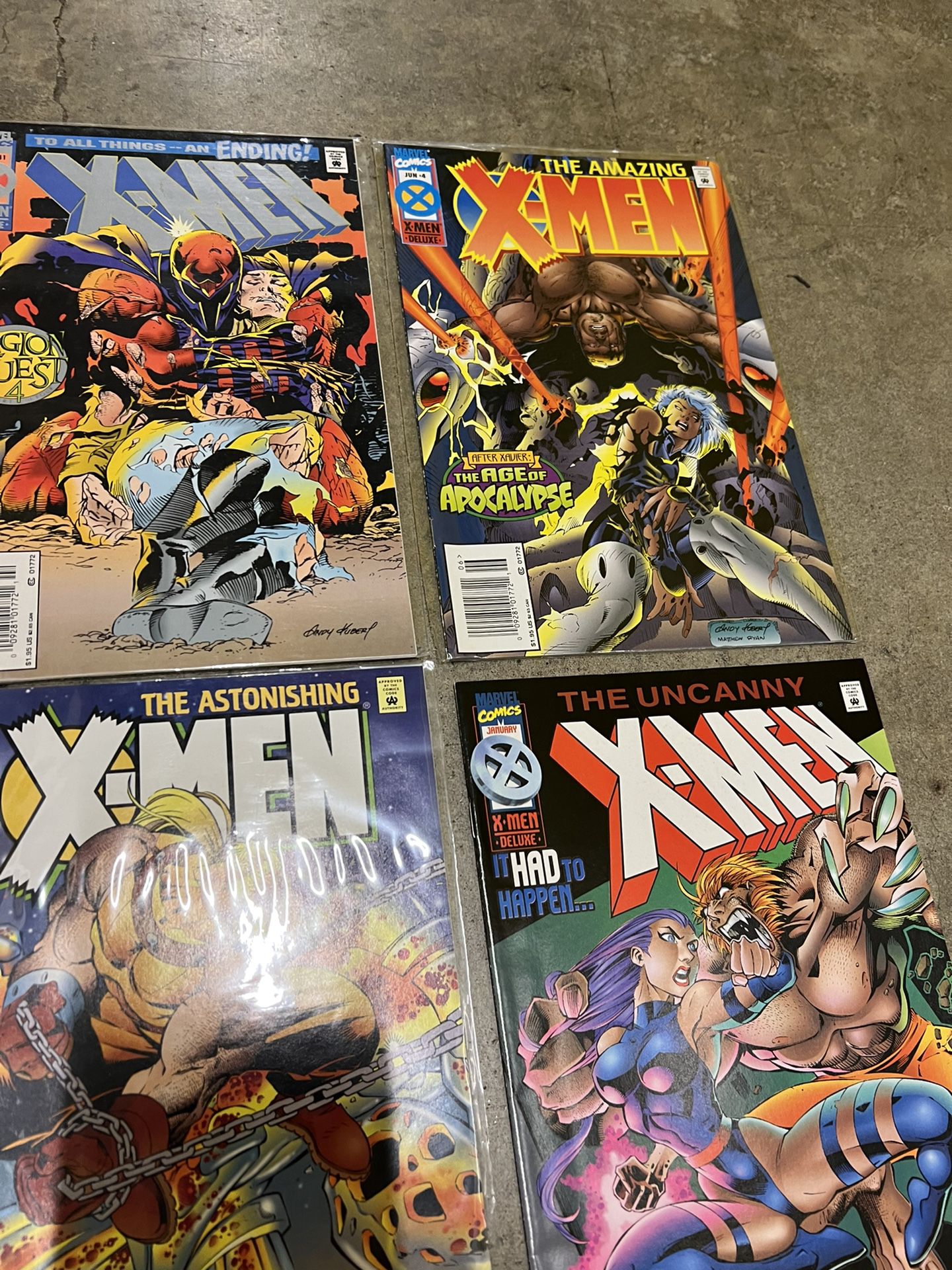 X-Men NEWSSTAND Comic Book Lot