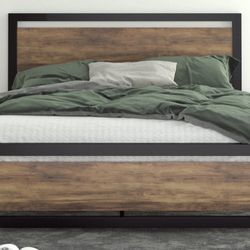 Bed Frame And Mattress 