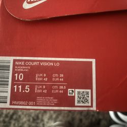 Brand New Nike Court Vision Low
