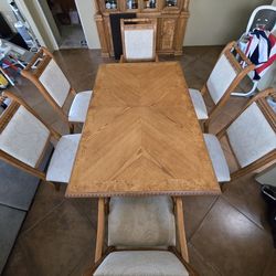 Dining Table And China Cabinet