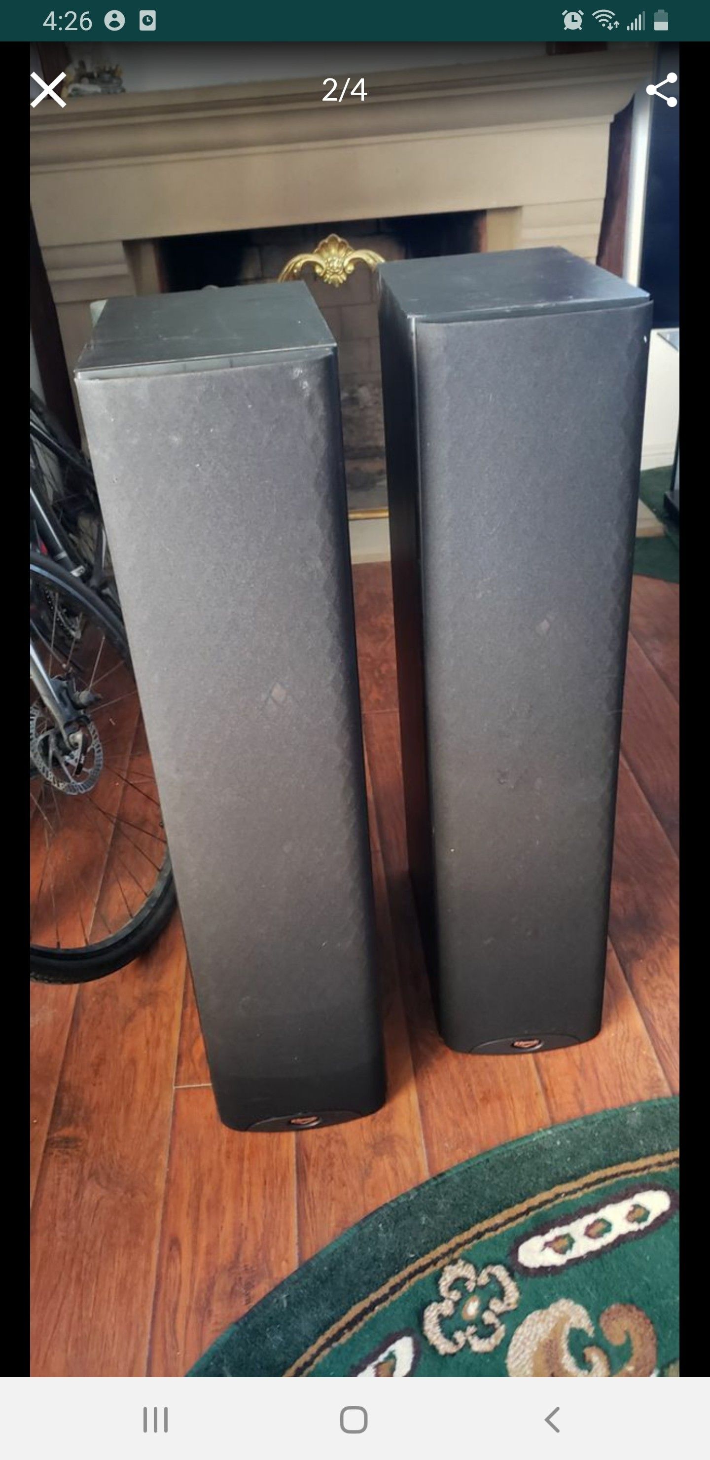Klipsch RF3 speakers