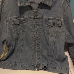 Denim Jean Jacket Size 2X