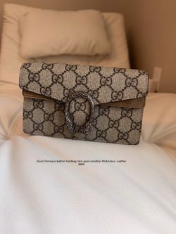 Gucci Dionysus leather handbag Very good condition Multicolour, Leather