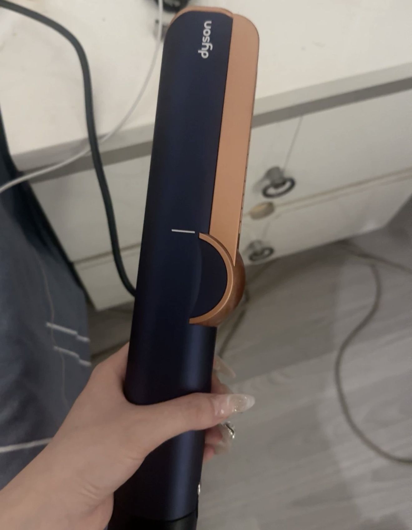 Dyson Hair Straightener in Packaging