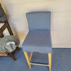 Counter Height Stools. Removable  Covers. Homemade . 