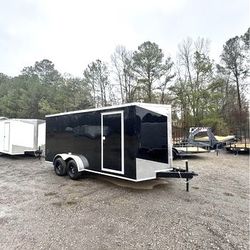 New 7x16 Hd Enclosed Cargo Trailers 