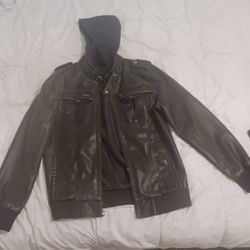 Jean Jacket With Etached Hoodie 