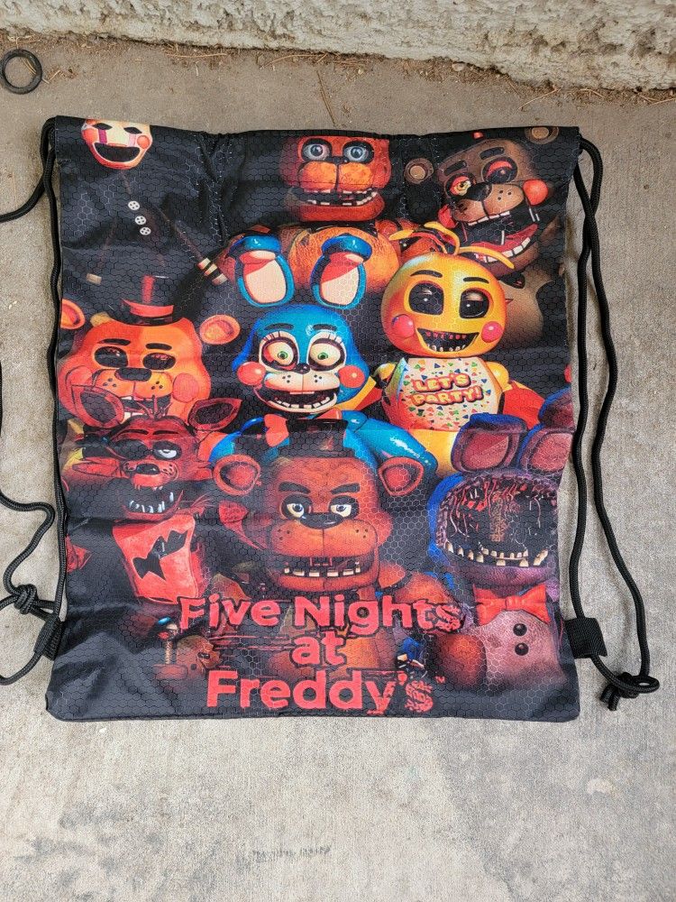 5 nights of Freddy drawstring bag new