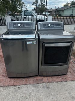 LG Top Load Washer and Dryer electric