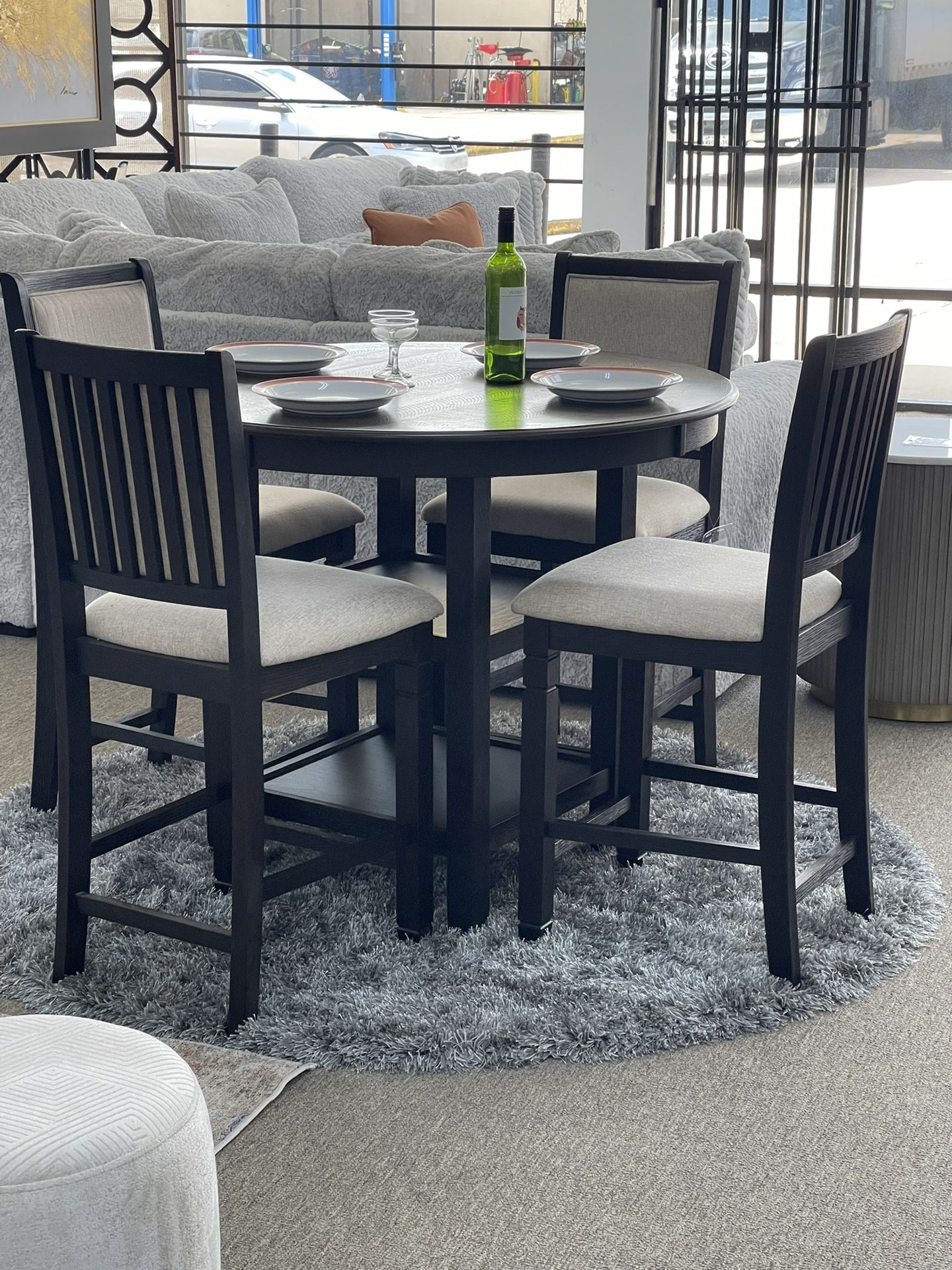 Round Counter Height Table