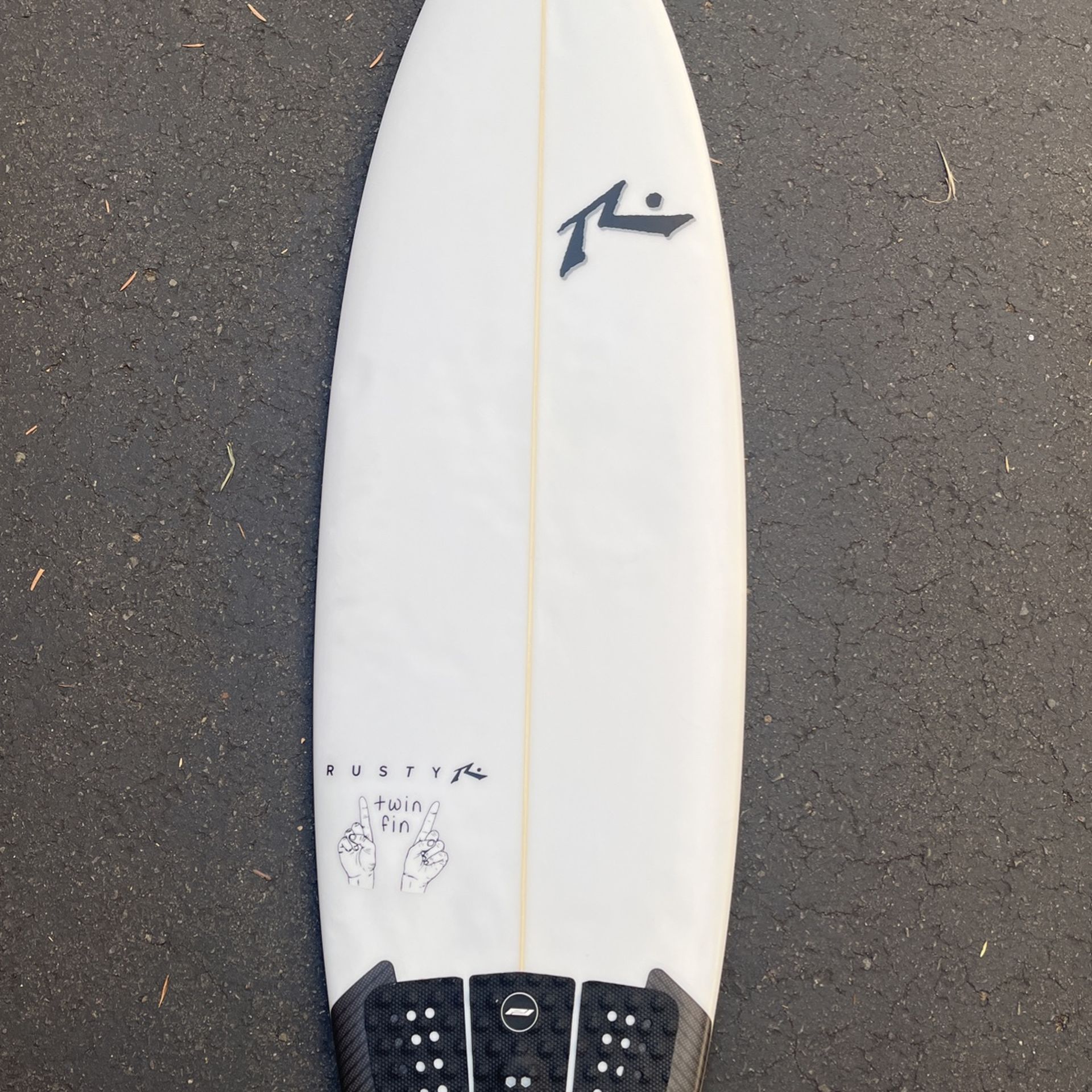 5’9 Rusty Twin Fin