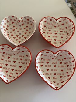 Small Heart Bowls 
