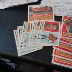 Topps 1956 Reprint Of The Rams