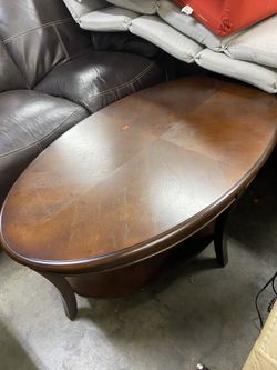 Real wood coffee table