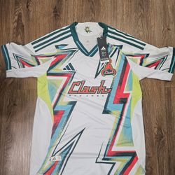 New Adidas Authentic Collection San Jose Clash/Earthquakes Jersey Men’s Small 